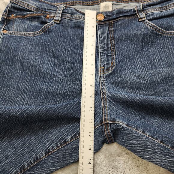 JMS just My Size Jeans Womens 22W Blue High Rise Bootcut Stretch Denim Casual - Picture 10 of 13